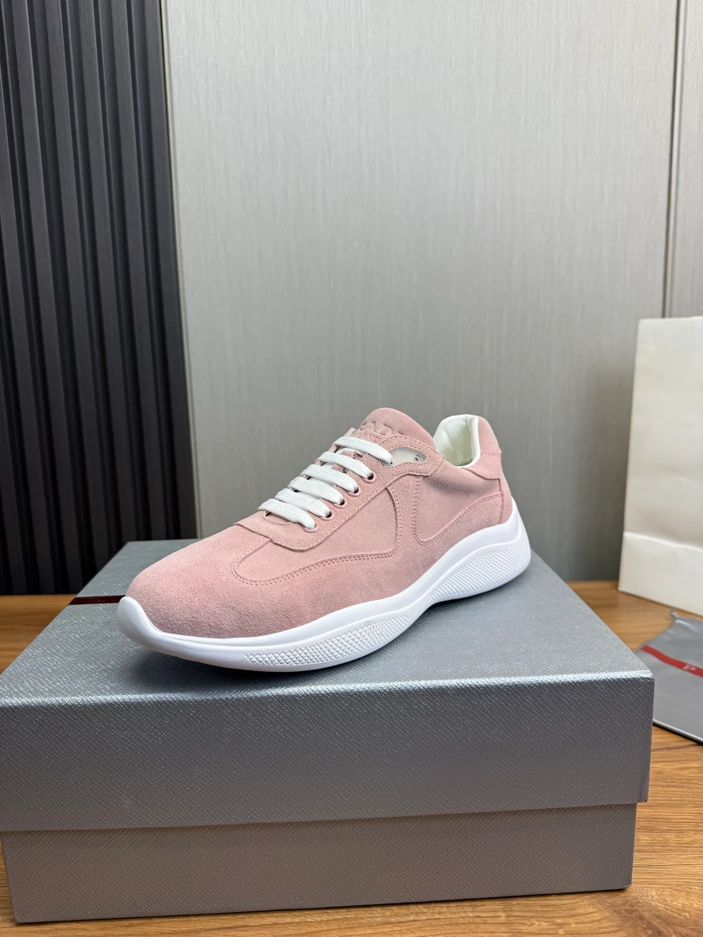 Men's shoes 💰540💰 [PRADA] Men's shoes are popular in the counter, official website is synchronized, 1 high-quality shipment ✔️Original frosted cowhide + cowhide lining, 1🆚1 replica, original sole, 38-45 (45 customized, non-refundable)